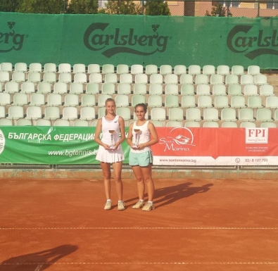 Иванова и Шкумбова спечелиха титлата на двойки при девойките на „Sport Palace Cup“, 5 българчета се класираха за полуфиналите на сингъл